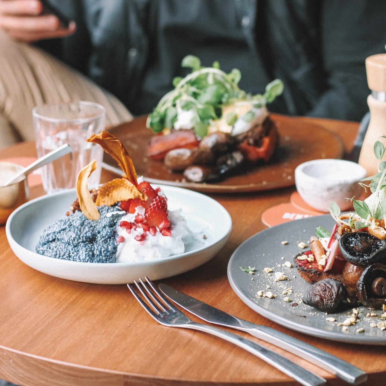 Photo of beautifully arranged food