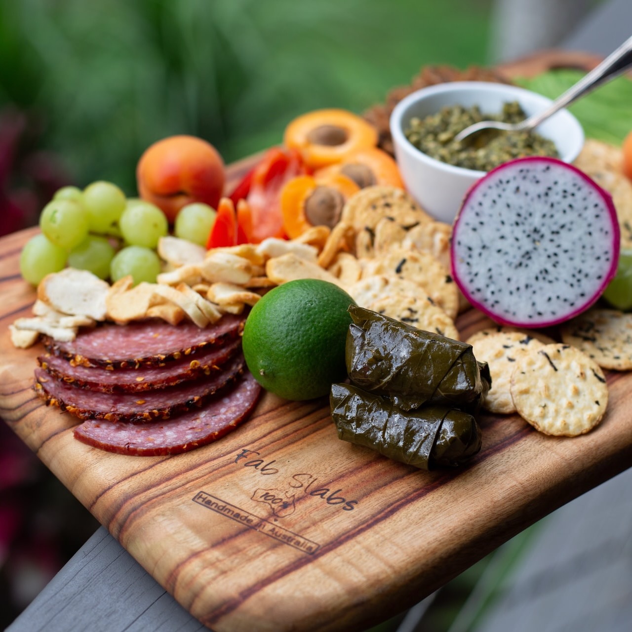 Photo of beautifully arranged food