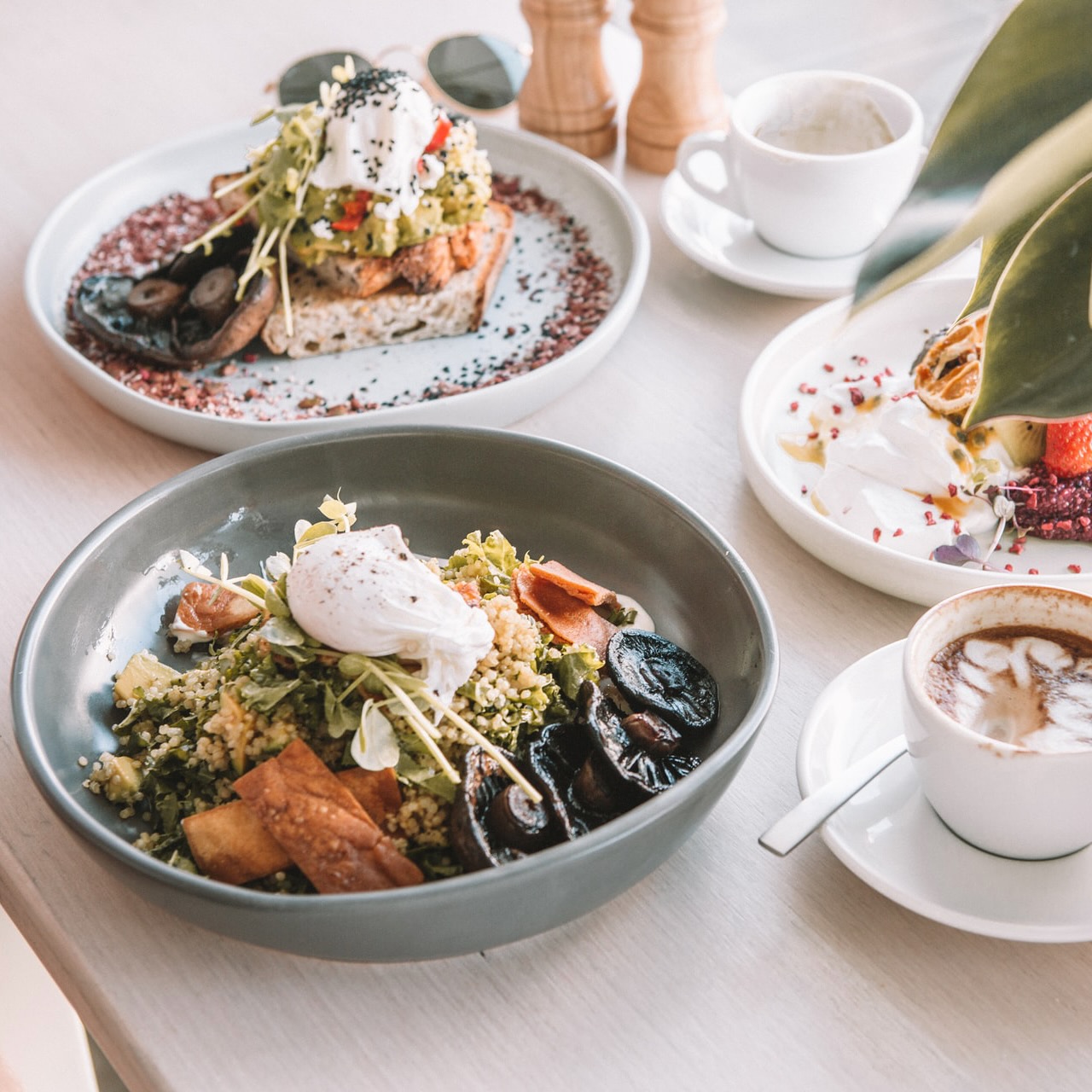 Photo of beautifully arranged food