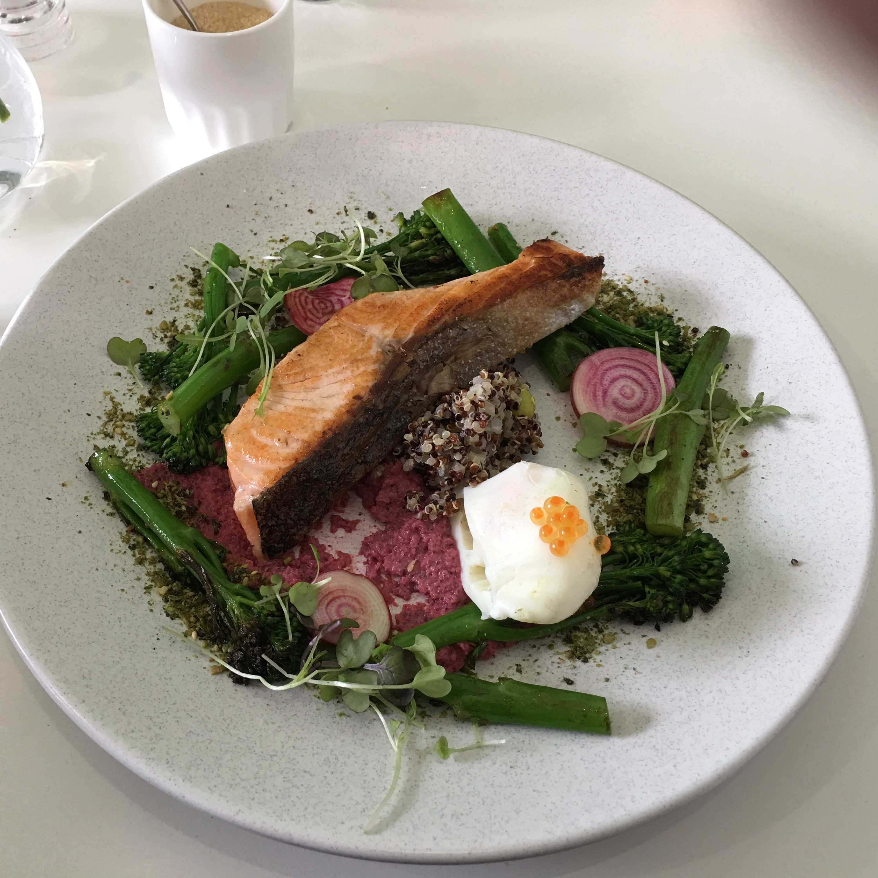 Photo of beautifully arranged food